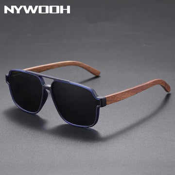 Simple Versatile Sunglasses Men Ultralight Double Beam Square Frame Outdoor Travel Ultraviolet Protection Sun Glasses