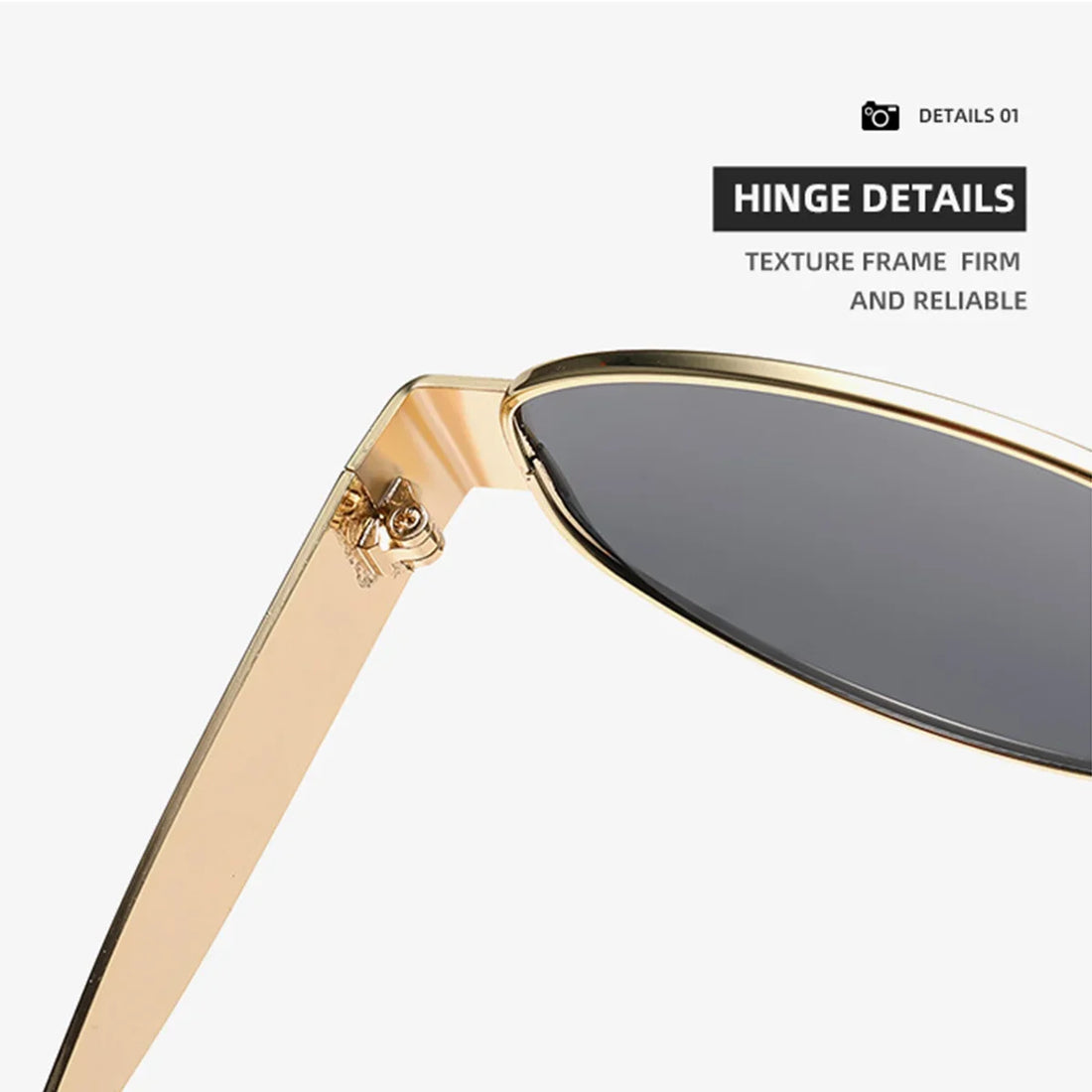 Luxury unisex metal sunglasses, oval-shaped, fashionable, UV400 protection, elegant tints for men and women Glasses Googles